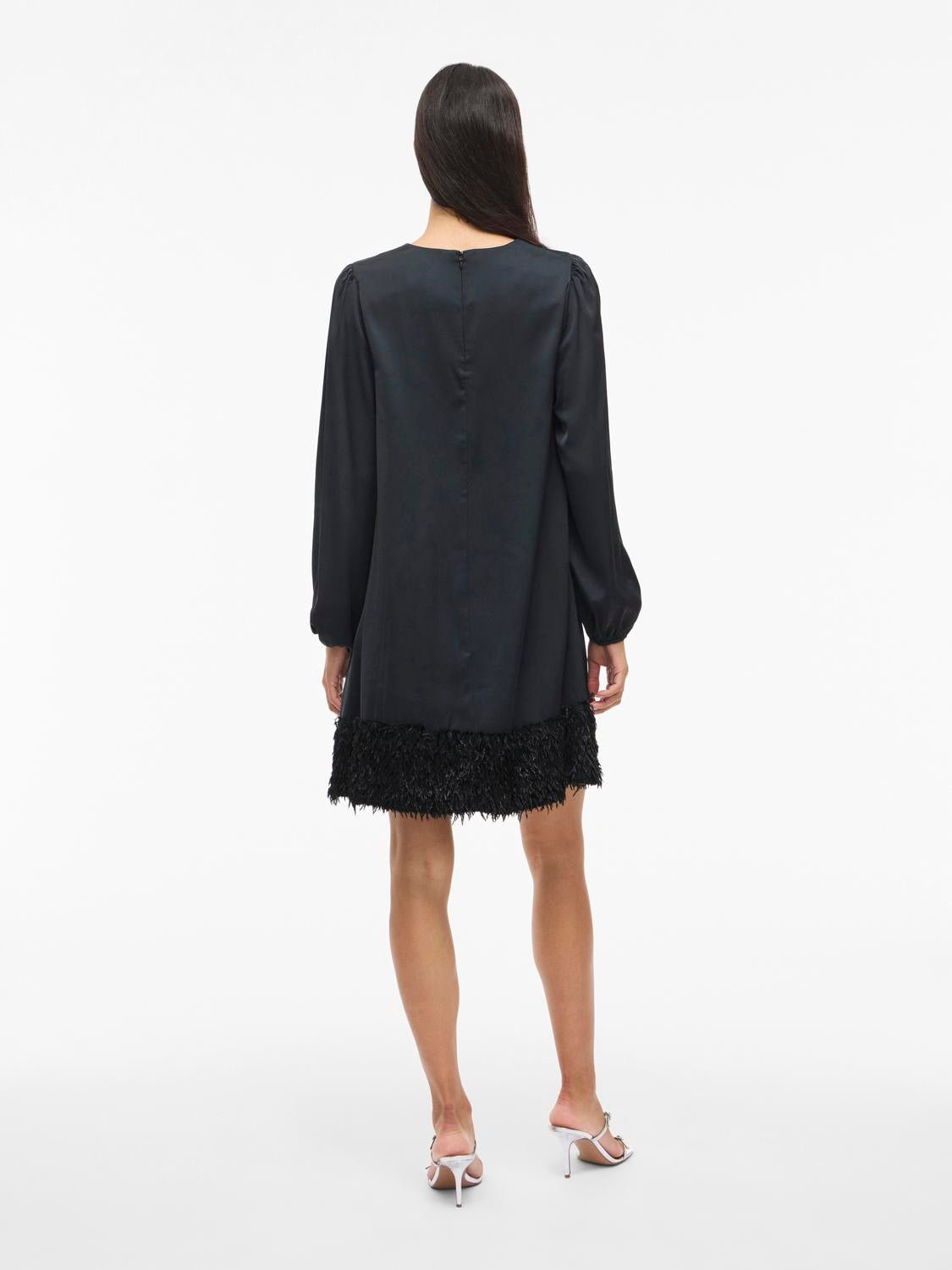 VIVEER Short Dress - Black Beauty - VERO MODA & VILA Bergvik